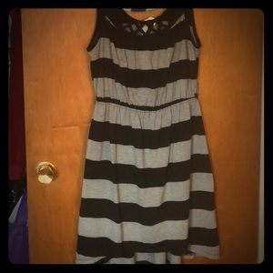 Black and Grey Dress